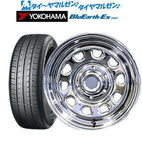 [5/20]割引クーポン配布新品 サマータイヤ ホイール4本セットMLJ デイトナ SS16インチ 6.5Jヨコハマ BluEarth-ES ブルーアースイーエス ES32215/65R16