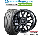 [5/9～15]割引クーポン配布新品 サマータイヤ ホイール4本セットインターミラノ マッドバーン XR-800M17インチ 7.0Jブリヂストン ECOPIA エコピア NH200215/55R17