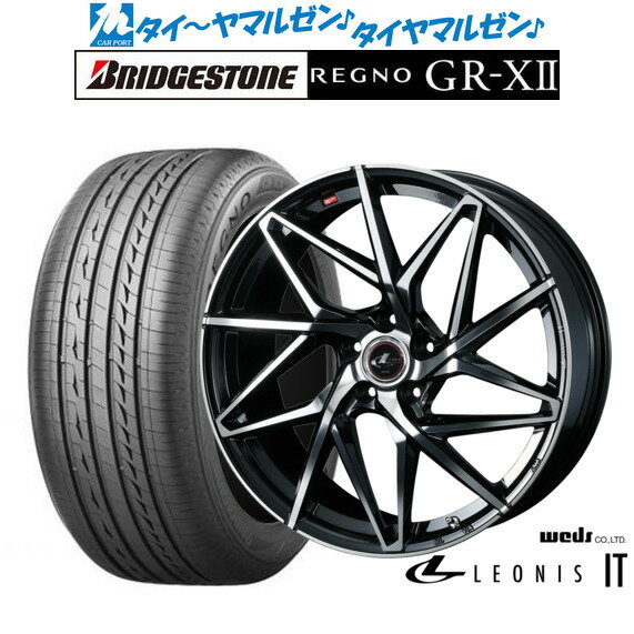 [5/9～15]割引クーポン配布新品 サマータイヤ ホイール4本セットウェッズ レオニス IT18インチ 7.0Jブリヂストン REGNO レグノ GR-XII(GR-X2)215/45R18