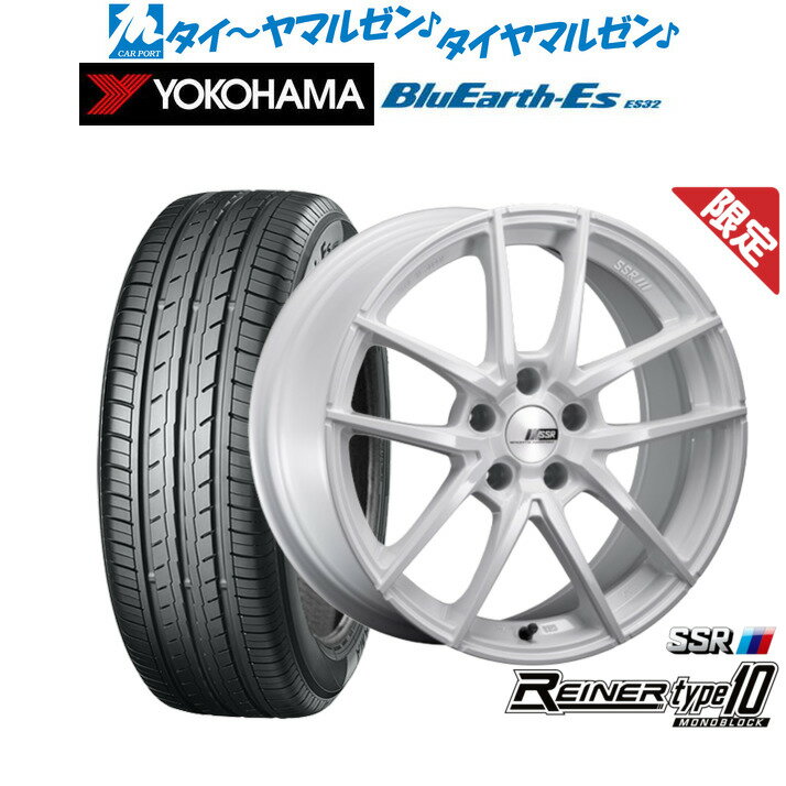 [18日]割引クーポン配布新品 サマータイヤ ホイール4本セットタナベ SSR ライナー タイプ10 モノブロック18インチ 7.5Jヨコハマ BluEarth-ES ブルーアースイーエス ES32225/40R18
