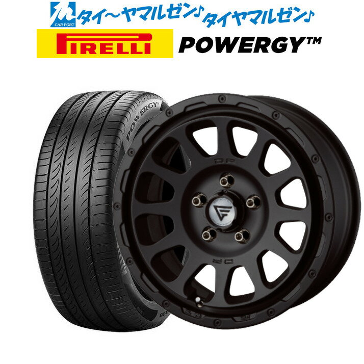 [5/20]割引クーポン配布新品 サマータイヤ ホイール4本セットFORCE デルタフォース OVAL(オーバル)17インチ 8.0Jピレリ POWERGY (パワジー)235/45R17