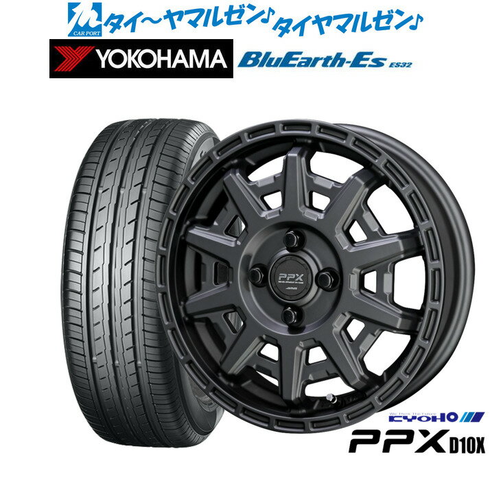 [5/9～15]割引クーポン配布新品 サマータイヤ ホイール4本セットKYOHO PPX D10X12インチ 3.5Jヨコハマ BluEarth-ES ブルーアースイーエス ES32145/80R12