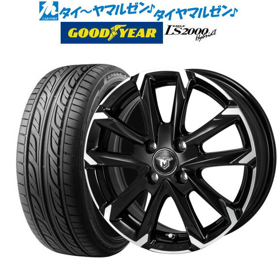 [5/9～15]割引クーポン配布新品 サマータイヤ ホイール4本セットモンツァ JP STYLE MJ-V15インチ 4.5Jグッドイヤー イーグル LS2000 ハイブリッド2(HB2)165/55R15