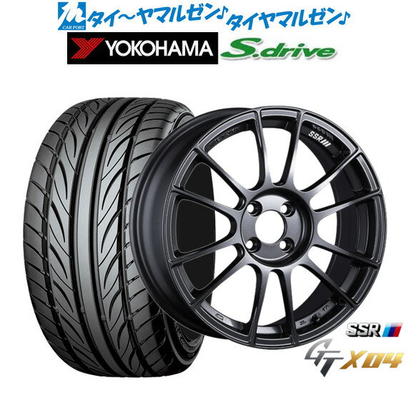 [6/22〜26]割引クーポン配布新品 サマータイヤ ホイール4本セットタナベ SSR GT X0416インチ 5.0Jヨコハマ DNA S.drive ドライブ (ES03/ES03N)165/45R16