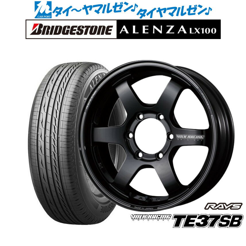 割引クーポン配布新品 サマータイヤ ホイール4本セットレイズ ボルクレーシング TE37 SB18インチ 8.5Jブリヂストン ALENZA アレンザ LX100285/60R18