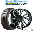 [5/1]P5倍+最大100%ポイントバック！★要エントリー新品 サマータイヤ ホイール4本セットウェッズ レオニス TE18インチ 7.0Jグッドイヤー イーグル RV-F(RVF)215/45R18