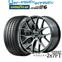 新品 サマータイヤ ホイール4本セットレイズ HOMURA ホムラ 2×7 FT19インチ 8.0Jグッドイヤー イーグル F1 アシメトリック6225/35R19