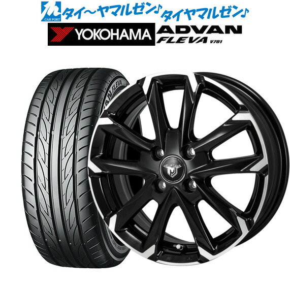 [5/9～15]割引クーポン配布新品 サマータイヤ ホイール4本セットモンツァ JP STYLE MJ-V15インチ 4.5Jヨコハマ ADVAN アドバン フレバ V701165/50R15