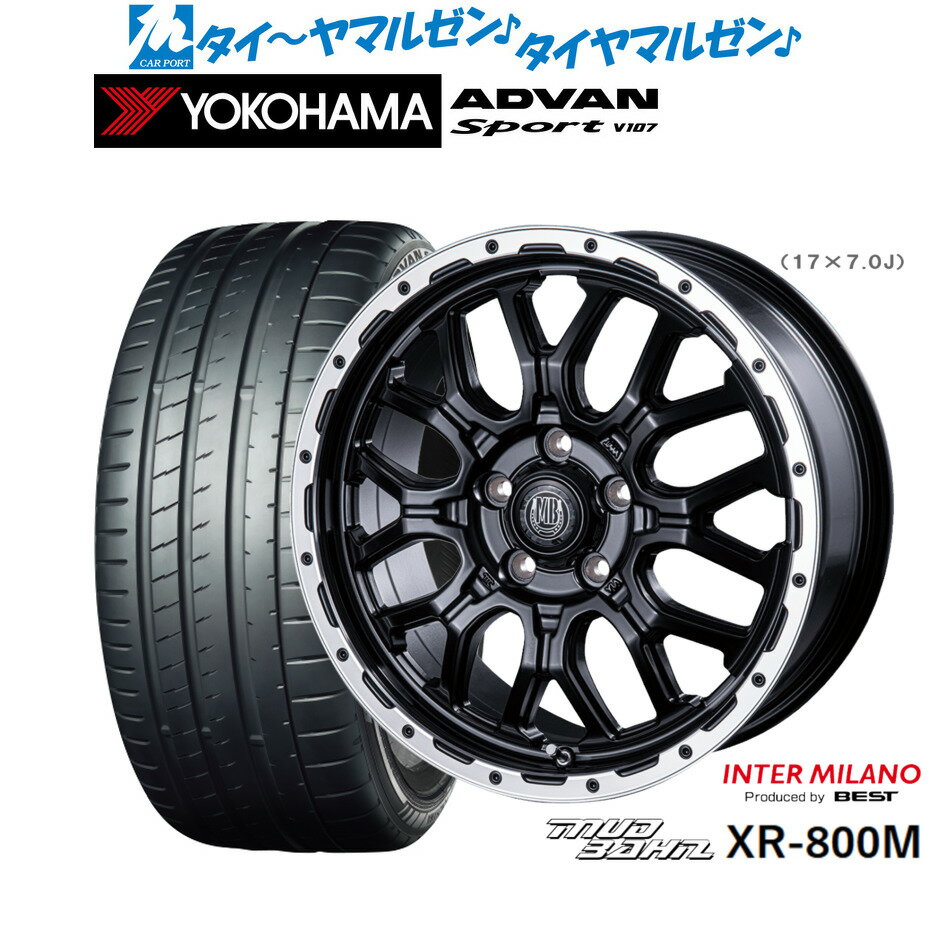 新品 サマータイヤ ホイール4本セットインターミラノ マッドバーン XR-800M18インチ 7.5Jヨコハマ ADVAN アドバン Sport (V107)225/40R18