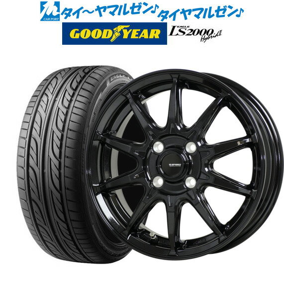 [6/1]P5倍+最大100%ポイントバック！★要エントリー新品 サマータイヤ ホイール4本セットホットスタッフ G.speed G-0517インチ 6.5Jグッドイヤー イーグル LS2000 ハイブリッド2(HB2)205/45R17