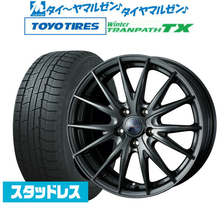 新品 スタッドレスタイヤ ホイール4本セットウェッズ ヴェルヴァ SPORT2 (スポルト2)18インチ 7.5Jトーヨータイヤ ウィンタートランパス TX235/55R18