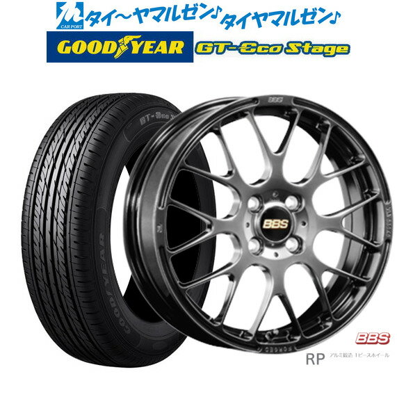 [6/4～10]割引クーポン配布新品 サマータイヤ ホイール4本セットBBS JAPAN RP15インチ 6.0Jグッドイヤー GT-エコ ステージ165/65R15