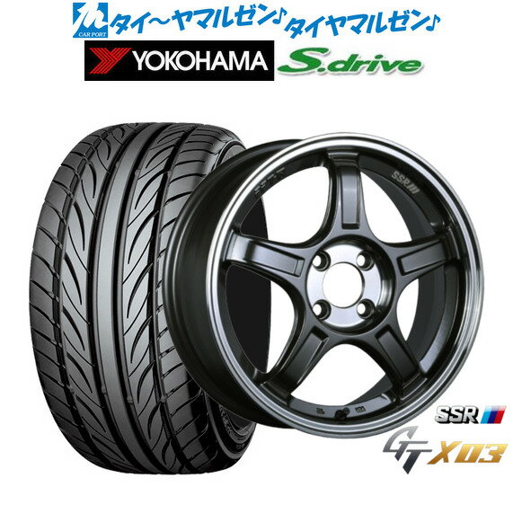 [5/9～15]割引クーポン配布新品 サマータイヤ ホイール4本セットタナベ SSR GT X0316インチ 5.5Jヨコハマ DNA S.drive ドライブ (ES03/ES03N)165/40R16