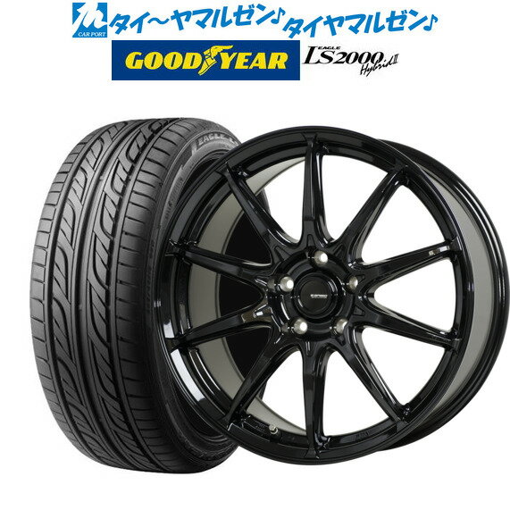 [6/1]P5倍+最大100%ポイントバック！★要エントリー新品 サマータイヤ ホイール4本セットホットスタッフ G.speed G-0517インチ 7.0Jグッドイヤー イーグル LS2000 ハイブリッド2(HB2)215/50R17