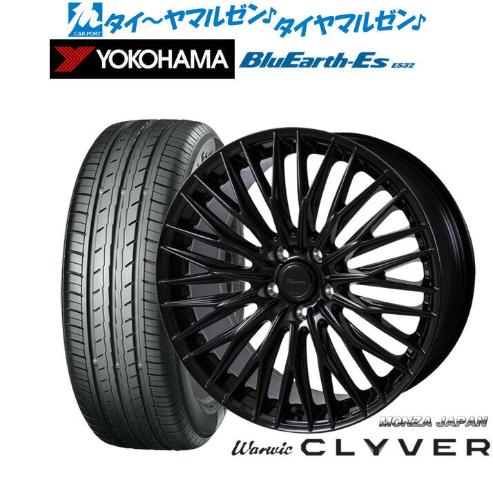 新品 サマータイヤ ホイール4本セットモンツァ ワーウィック クライヴァー18インチ 7.5Jヨコハマ BluEarth-ES ブルーアースイーエス ES32225/45R18
