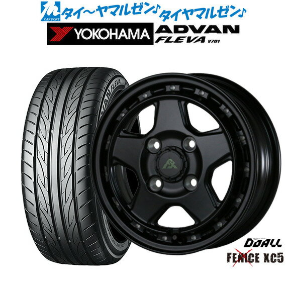 [6/15]割引クーポン配布新品 サマータイヤ ホイール4本セットドゥオール アルジェノン フェニーチェ クロス XC515インチ 5.0Jヨコハマ ADVAN アドバン フレバ V701165/55R15