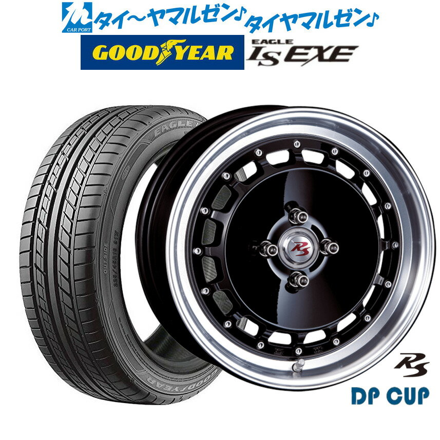 [5/18]ストアポイント3倍!!新品 サマータイヤ ホイール4本セットクリムソン RS DP CUP モノブロック16インチ 6.5Jグッドイヤー イーグル LS EXE（エルエス エグゼ）195/45R16