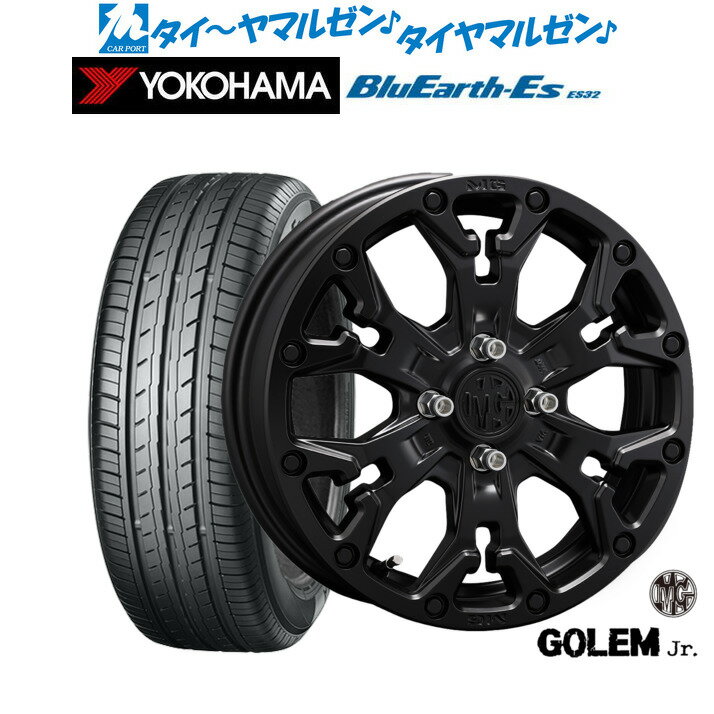 [6月20日]割引クーポン配布新品 サマータイヤ ホイール4本セットクリムソン MG ゴーレム Jr.14インチ 4.5Jヨコハマ BluEarth-ES ブルーアースイーエス ES32165/55R14