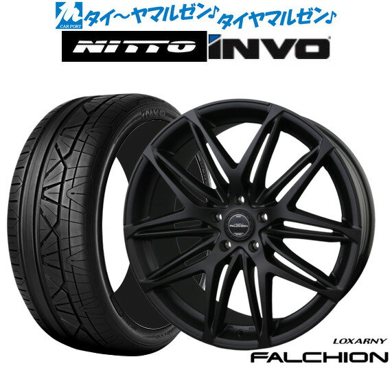 新品 サマータイヤ ホイール4本セットBADX ロクサーニ ファルシオン Black Edition19インチ 8.0JNITTO INVO 225/40R19