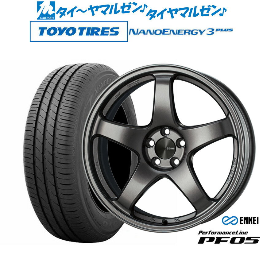 [7/1]ストアポイント5倍！新品 サマータイヤ ホイール4本セットエンケイ PF0517インチ 7.0Jトーヨータイヤ NANOENERGY ナノエナジー 3プラス 215/45R17