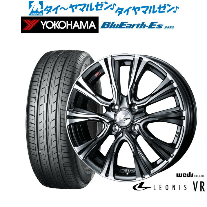 [6/15]割引クーポン配布新品 サマータイヤ ホイール4本セットウェッズ レオニス VR15インチ 4.5Jヨコハマ BluEarth-ES ブルーアースイーエス ES32165/55R15