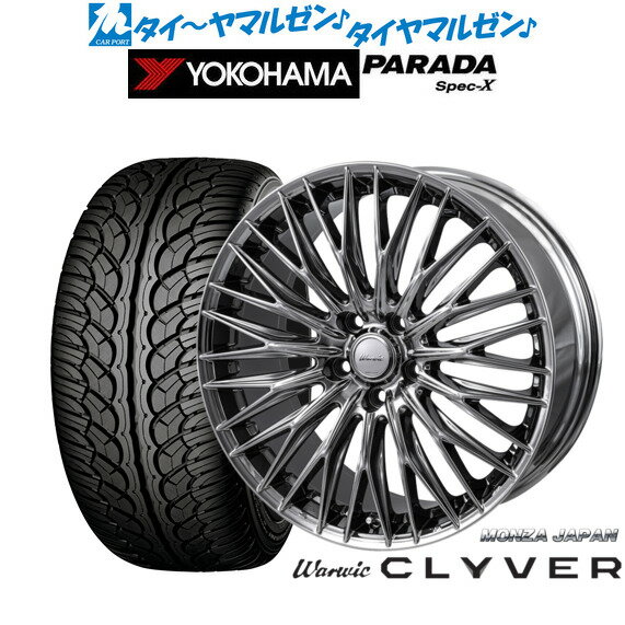 [6/18]最大100%ポイントバック！要エントリー新品 サマータイヤ ホイール4本セットモンツァ ワーウィック クライヴァー20インチ 8.5Jヨコハマ PARADA パラダ Spec-X235/35R20