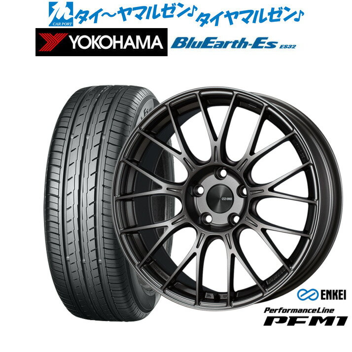 新品 サマータイヤ ホイール4本セットエンケイ PFM119インチ 8.0Jヨコハマ BluEarth-ES ブルーアースイーエス ES32225/35R19