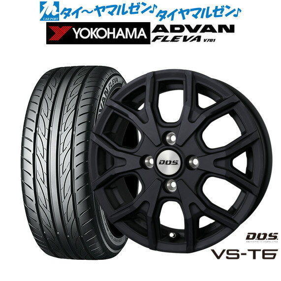 [6/22〜26]割引クーポン配布新品 サマータイヤ ホイール4本セットBADX D,O,S(DOS) VS-T615インチ 4.5Jヨコハマ ADVAN アドバン フレバ V701165/50R15