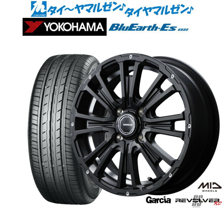 [6/15]割引クーポン配布新品 サマータイヤ ホイール4本セットMID ガルシア SSリボルバー KC14インチ 4.5Jヨコハマ BluEarth-ES ブルーアースイーエス ES32155/55R14
