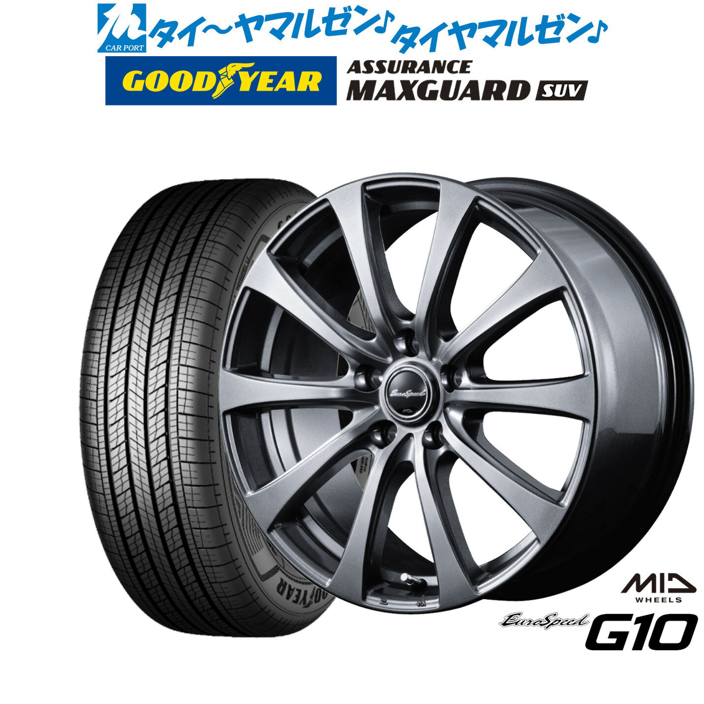  ޡ ۥ4ܥåMID 桼ԡ G-1015 6.0Jåɥ䡼 ASSURANCE 奢 MAXGUARD SUV215/70R15