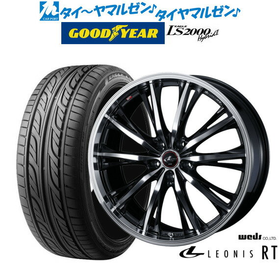 [6月20日]割引クーポン配布新品 サマータイヤ ホイール4本セットウェッズ レオニス RT18インチ 7.0Jグッドイヤー イーグル LS2000 ハイブリッド2(HB2)215/40R18