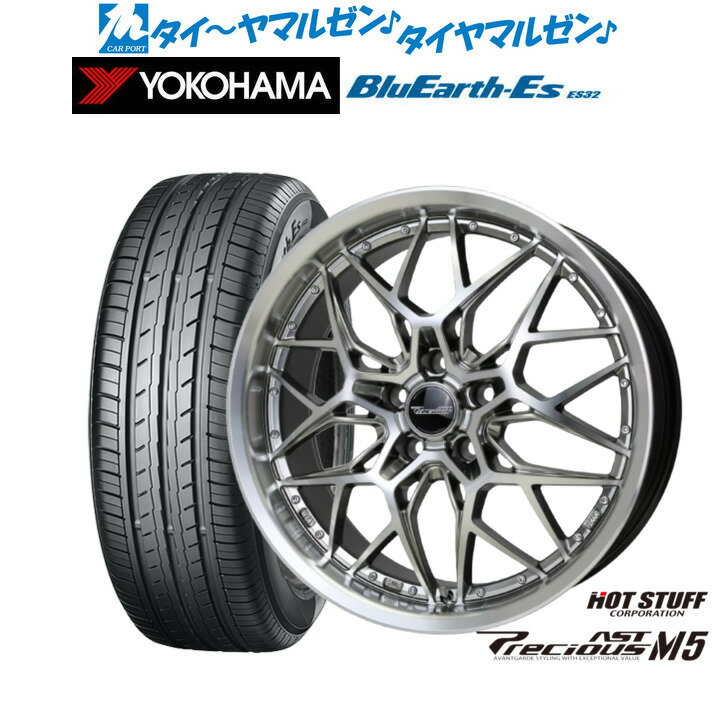 [BF期間]割引クーポン配布新品 サマータイヤ ホイール4本セットホットスタッフ プレシャス アスト M519インチ 8.0Jヨコハマ BluEarth-ES ブルーアースイーエス ES32245/40R19