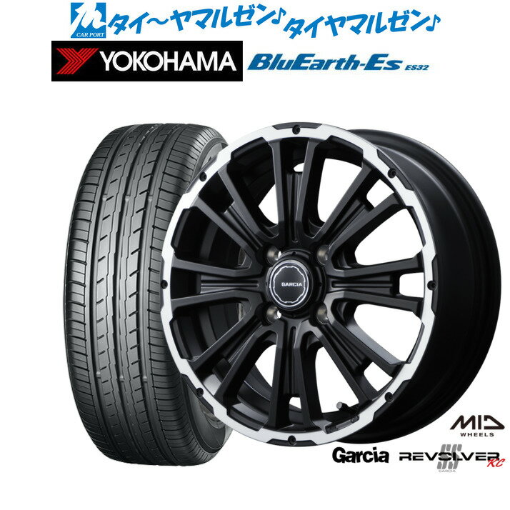 [6/18]最大100%ポイントバック！要エントリー新品 サマータイヤ ホイール4本セットMID ガルシア SSリボルバー KC14インチ 4.5Jヨコハマ BluEarth-ES ブルーアースイーエス ES32165/60R14