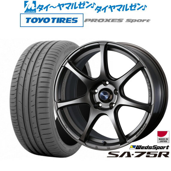 [5/20]割引クーポン配布新品 サマータイヤ ホイール4本セットウェッズ ウェッズスポーツ SA-75R18インチ 7.5Jトーヨータイヤ プロクセス PROXES スポーツ 215/40R18