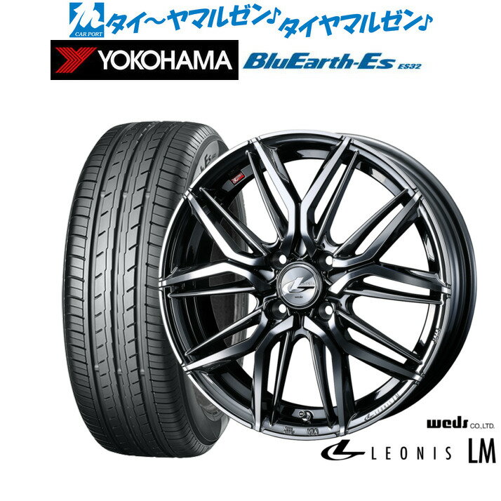 [6/18]最大100%ポイントバック！要エントリー新品 サマータイヤ ホイール4本セットウェッズ レオニス LM14インチ 4.5Jヨコハマ BluEarth-ES ブルーアースイーエス ES32165/60R14