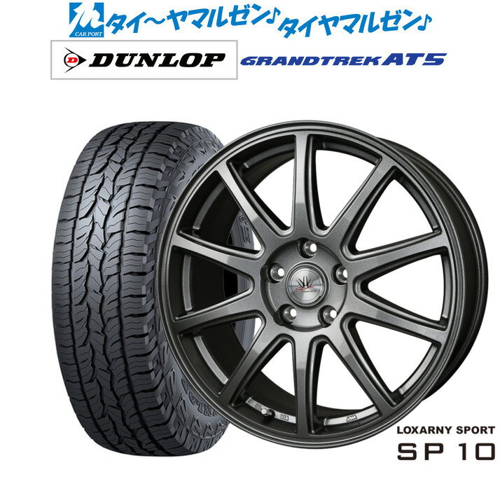 [12/1]ストアポイント5倍！新品 オフロードタイヤ ホイール4本セットBADX ロクサーニスポーツ SP1015インチ 6.0Jダンロップ GRANDTREK グラントレック AT5205/70R15