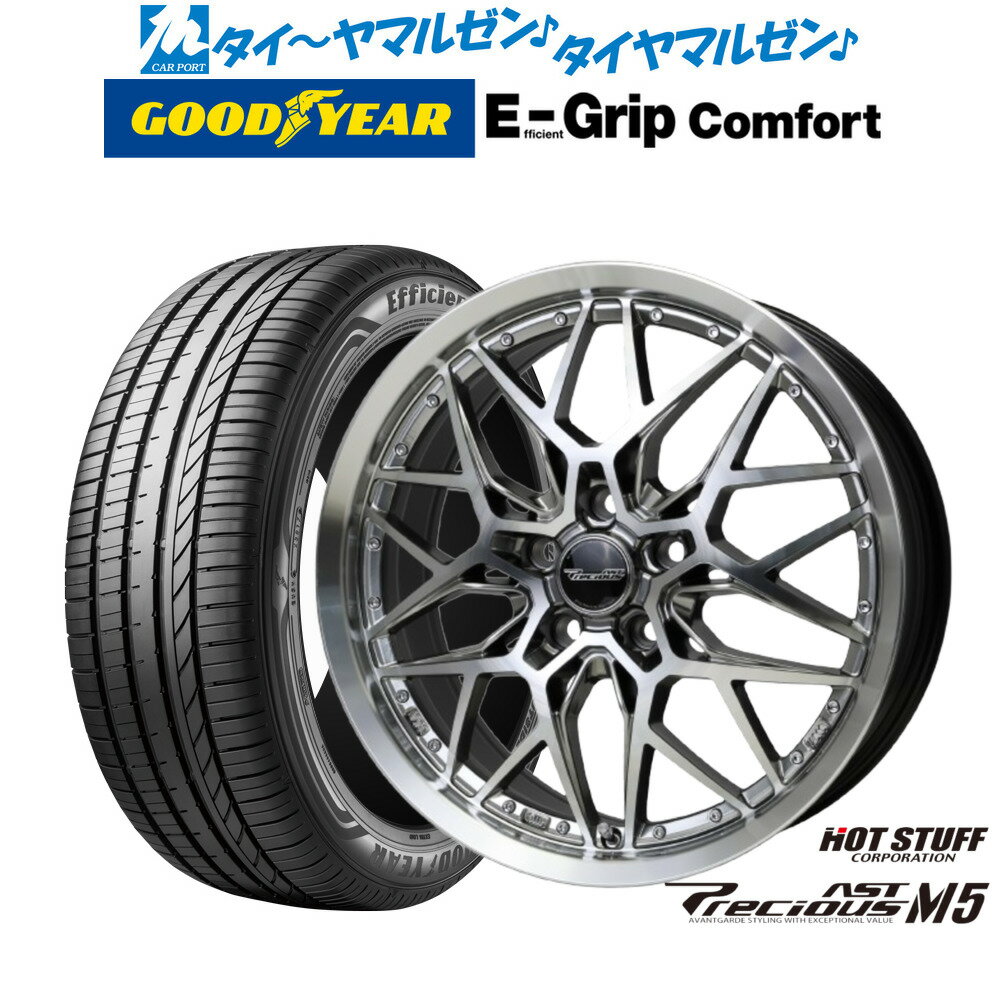 [SS期間限定]割引クーポン配布新品 サマータイヤ ホイール4本セットホットスタッフ プレシャス アスト M518インチ 7.0Jグッドイヤー エフィシエント グリップ コンフォート215/40R18