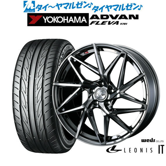 [12/1]ストアポイント5倍！新品 サマータイヤ ホイール4本セットウェッズ レオニス IT20インチ 8.5Jヨコハマ ADVAN アドバン フレバ V701225/35R20