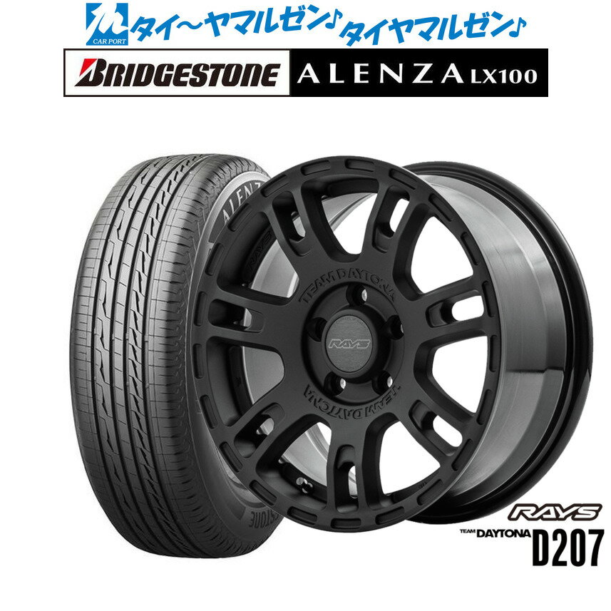 [大感謝祭]割引クーポン配布新品 サマータイヤ ホイール4本セットレイズ チームデイトナ D20716インチ 7.0Jブリヂストン ALENZA アレンザ LX100215/65R16