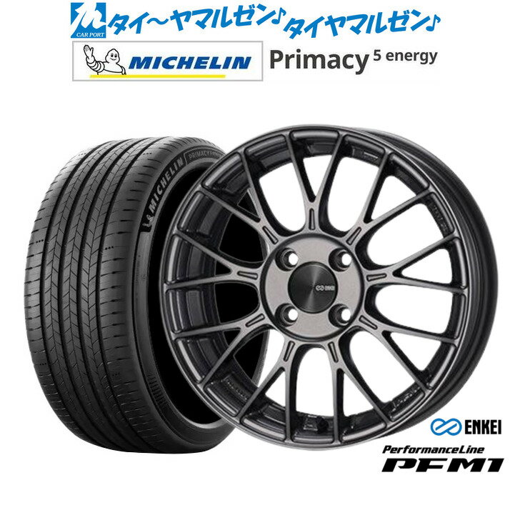 [SS限定]P最大46倍&クーポン配布新品 サマータイヤ ホイール4本セットエンケイ PFM117インチ 7.0Jミシュラン プライマシー プライマシー5 energy195/60R17