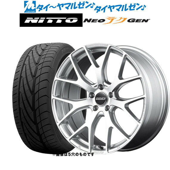 新品 サマータイヤ ホイール4本セットレイズ HOMURA ホムラ 2×7 FT18インチ 7.5JNITTO NEO GEN 215/40R18