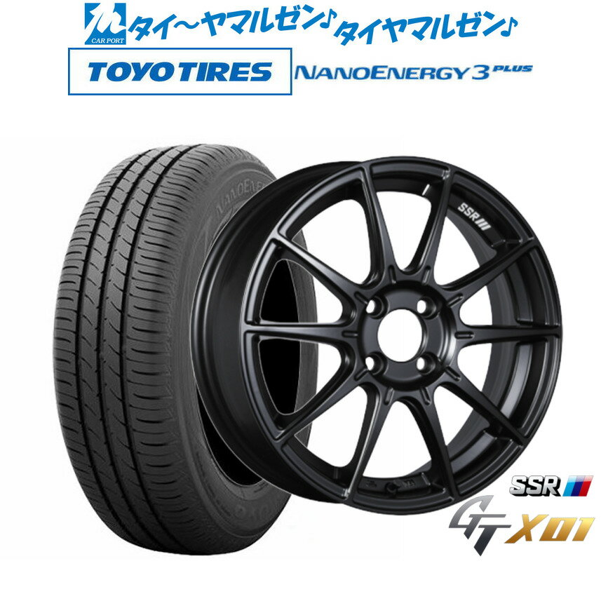 [6/22〜26]割引クーポン配布新品 サマータイヤ ホイール4本セットタナベ SSR GT X0116インチ 6.5Jトーヨータイヤ NANOENERGY ナノエナジー 3プラス 195/45R16