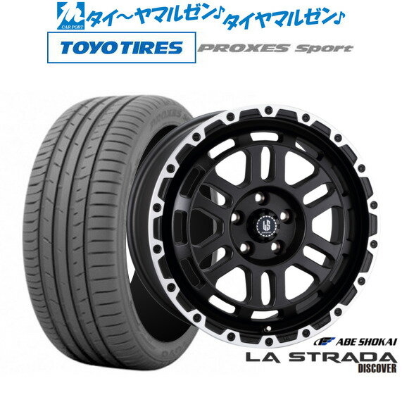[SS期間限定]割引クーポン配布新品 サマータイヤ ホイール4本セット阿部商会 ラ・ストラーダ ディスカバー17インチ 7.0Jトーヨータイヤ プロクセス PROXES スポーツ 235/50R17
