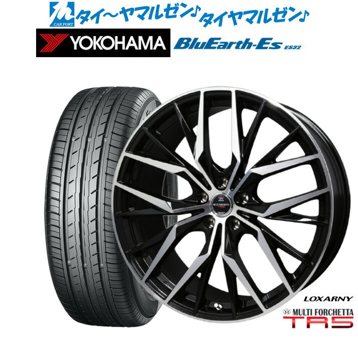 新品 サマータイヤ ホイール4本セットBADX ロクサーニ マルチフォルケッタ TR518インチ 7.5Jヨコハマ BluEarth-ES ブルーアースイーエス ES32215/40R18