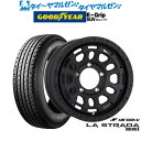新品 サマータイヤ ホイール4本セット阿部商会 ラ・ストラーダ ディスカバー15インチ 6.0Jグッドイヤー エフィシエント グリップ SUV HP01195/80R15
