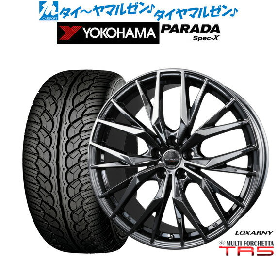 新品 サマータイヤ ホイール4本セットBADX ロクサーニ マルチフォルケッタ TR518インチ 7.5Jヨコハマ PARADA パラダ Spec-X235/60R18