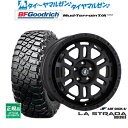 新品 オフロードタイヤ ホイール4本セット阿部商会 ラ・ストラーダ ディスカバー16インチ 7.0Jグッドリッチ マッドテレーン T/A KM3245/70R16