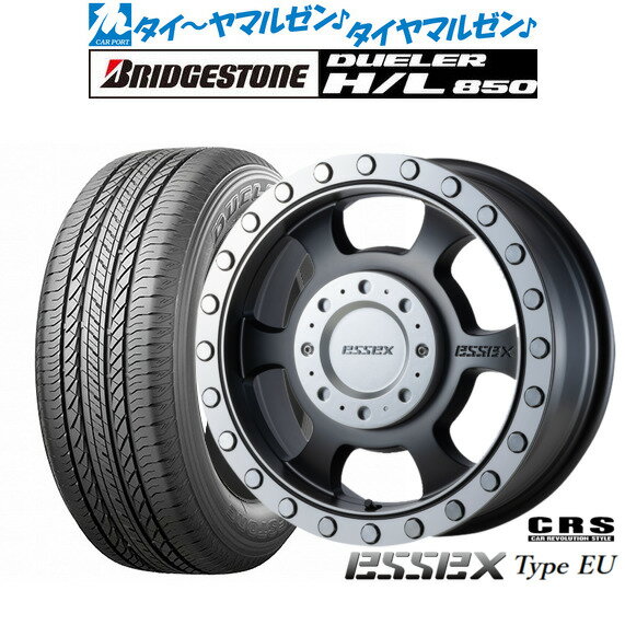 [マラソン期間]割引クーポン配布新品 サマータイヤ ホイール4本セットCRS ESSEX エセックス EU-1616インチ 6.5Jブリヂストン DUELER デューラー H/L 850215/65R16