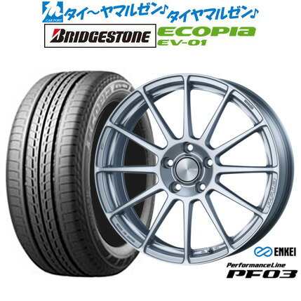 新品 サマータイヤ ホイール4本セットエンケイ PF03 17インチ 7.0Jブリヂストン ECOPIA エコピア EV-01215/50R17