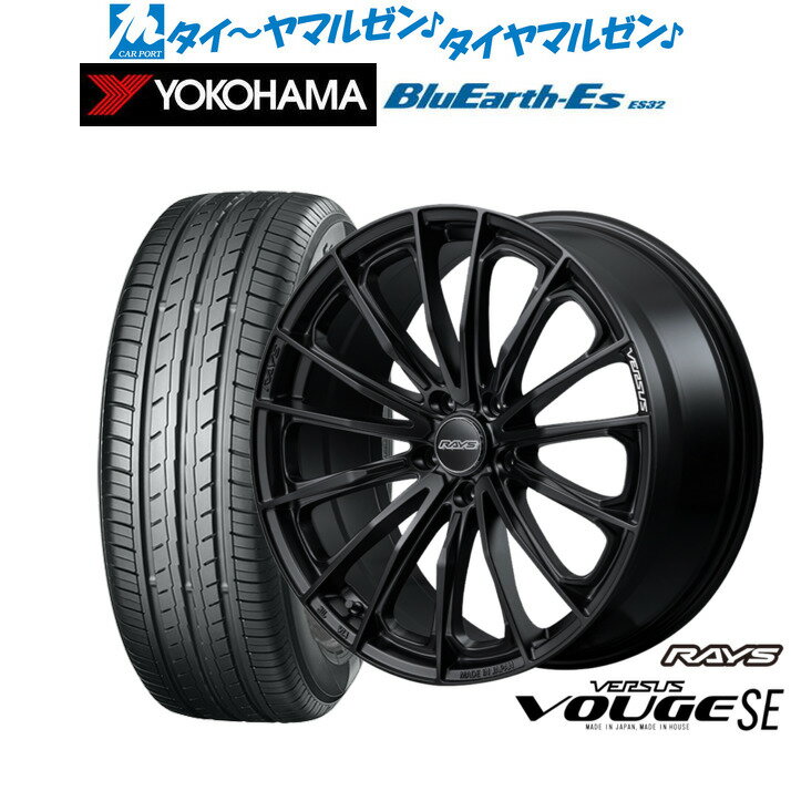 [SS期間]割引クーポン配布新品 サマータイヤ ホイール4本セットレイズ ベルサス ヴォウジェ SE18インチ 7.0Jヨコハマ BluEarth-ES ブルーアースイーエス ES32215/40R18